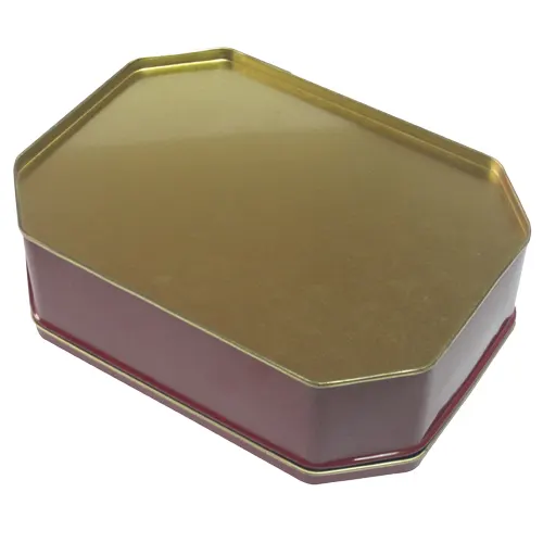 Octagon Tin 185x132x60mm